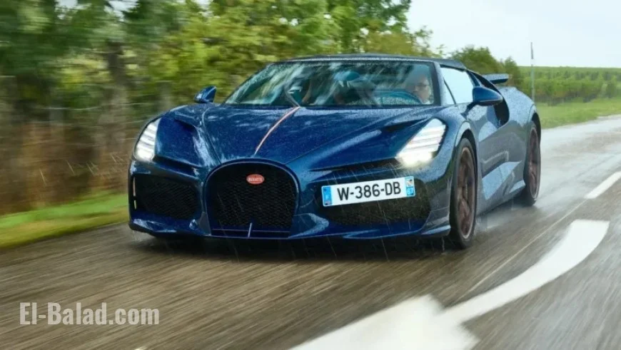 Test Drive: £5m Bugatti Mistral, World’s Fastest Convertible in Rain