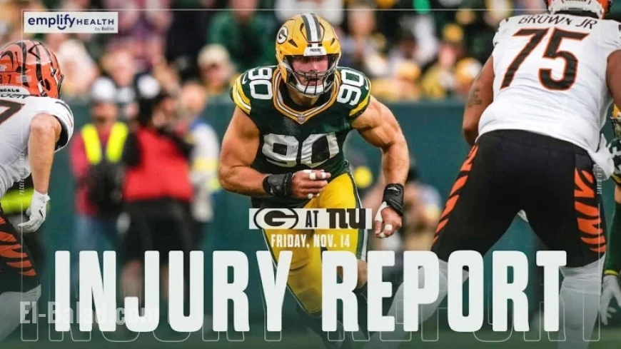 Packers List Three Questionable Players Against New York Giants