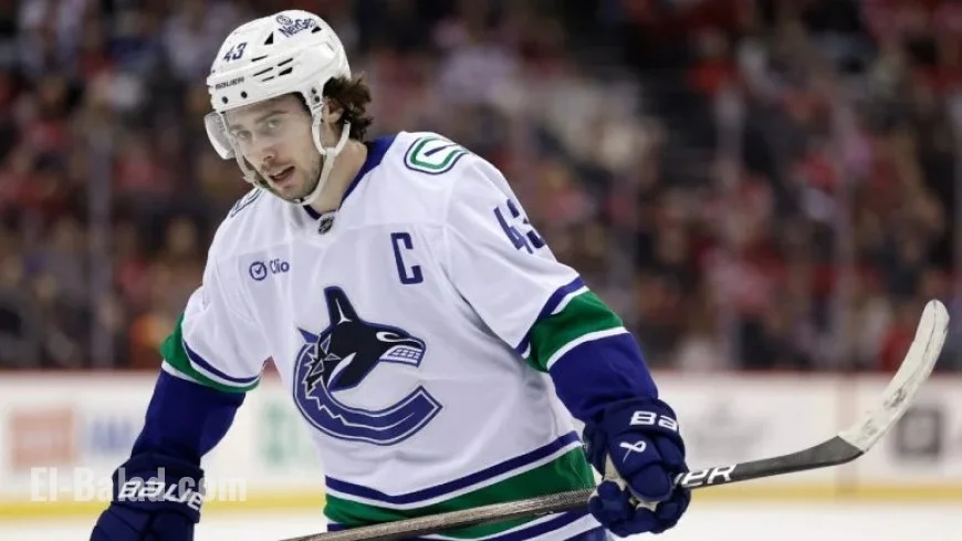 Canucks’ Quinn Hughes Injured, Listed Day-to-Day After Missing Practice