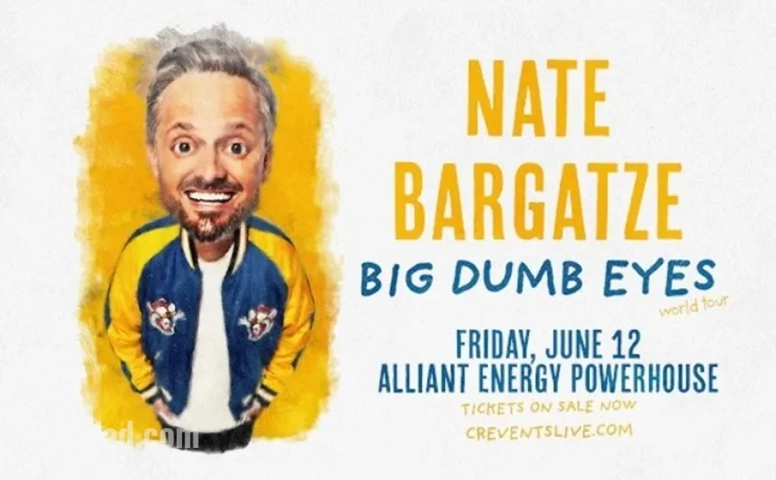Nate Bargatze Brings World Tour to Cedar Rapids