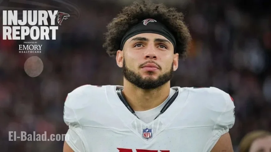 Drake London, Chris Lindstrom Questionable; Matthew Bergeron Out vs. Panthers