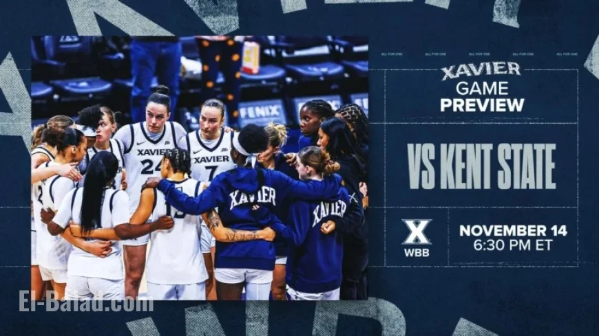 Xavier Faces Kent State in Friday Night Showdown