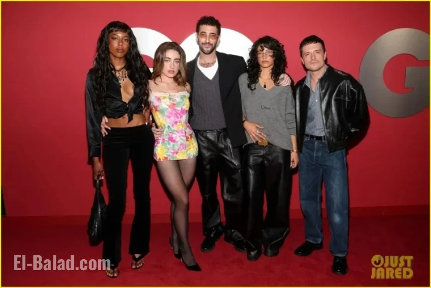 Josh Hutcherson Kisses Co-Star Jordan Firstman at 2025 GQ Men’s Party