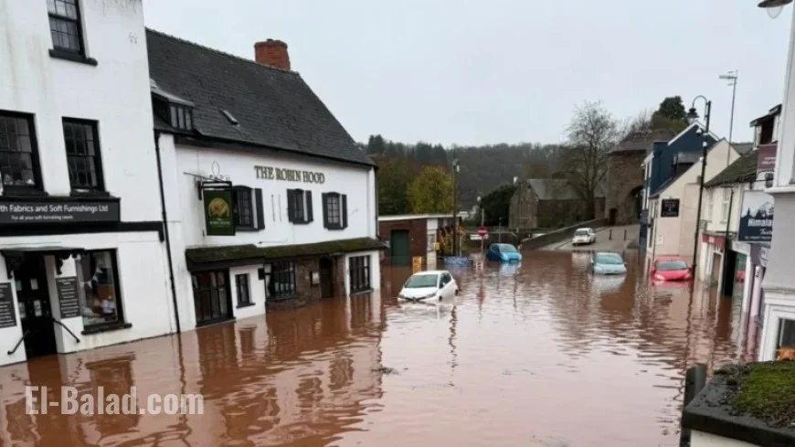 River Monnow Floods High Street Businesses