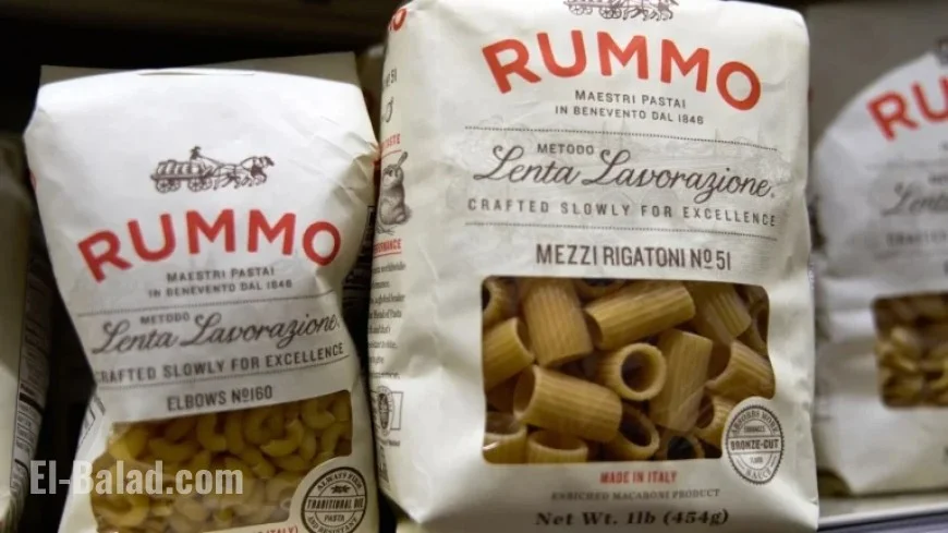 US Imposes 107% Tariff on Italian Pasta, Provoking Backlash