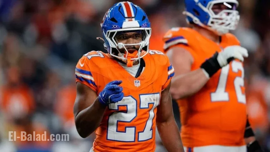 Broncos Sideline Three Starters for Key Chiefs Showdown