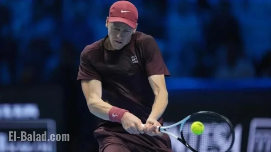 Sinner Fights Back, Saves Three Break Points Against De Minaur