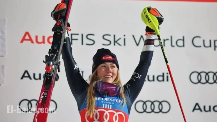 Shiffrin Secures 102nd Career Victory with Slalom Mastery