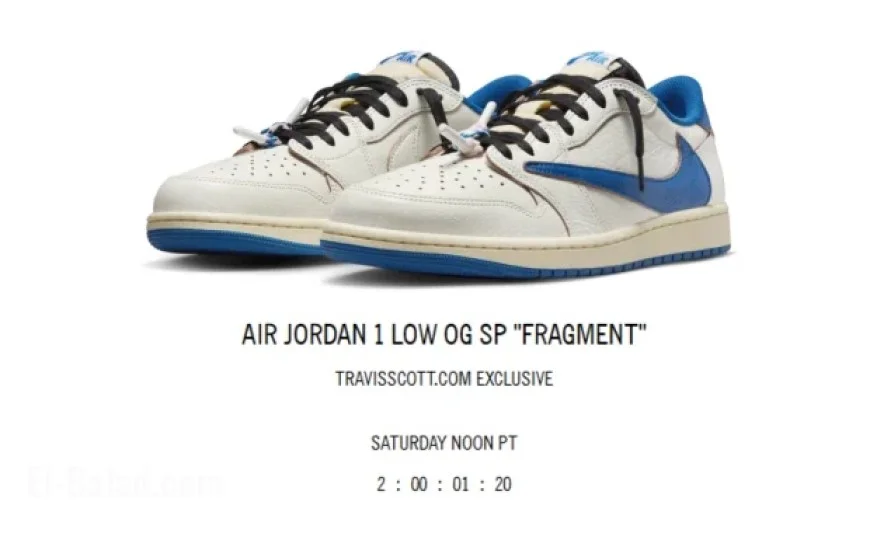 Travis Scott’s Air Jordan 1 Low Collaboration Raffle Launches Saturday