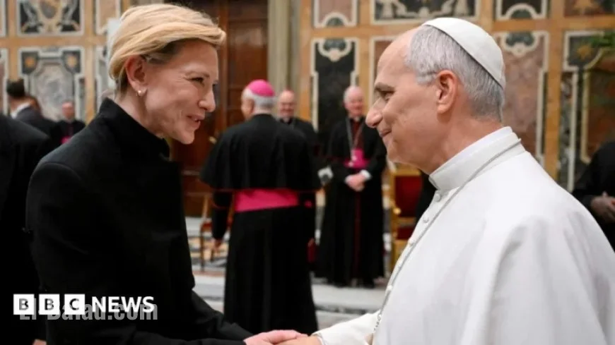 Pope Leo Hosts Cinema Stars at Vatican Event