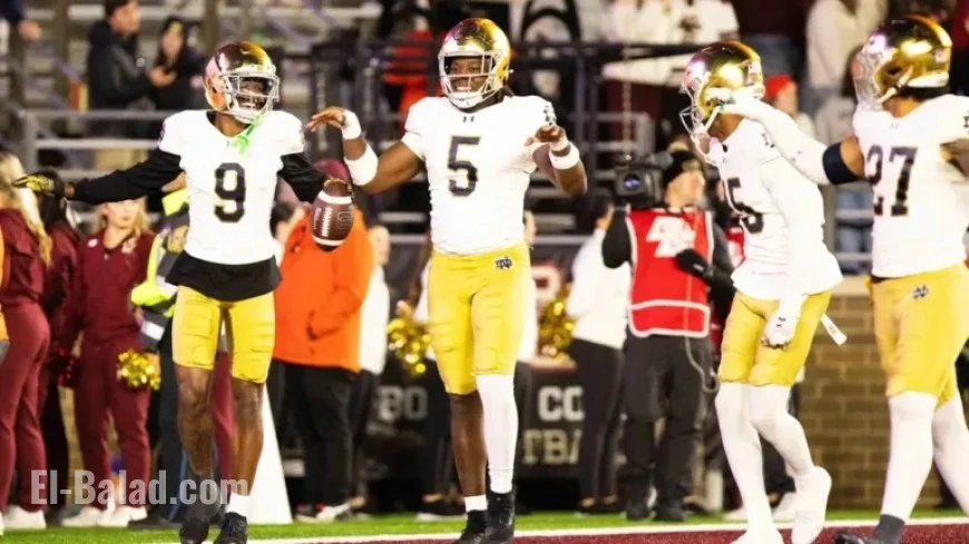 Tae Johnson’s Pick-Six Propels Notre Dame Over Pittsburgh