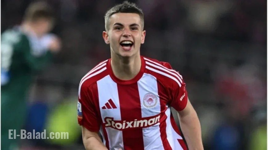 Olympiacos Prodigy Mouzakitis Claims ‘Golden Boy Web’ Award, Succeeding Yıldız