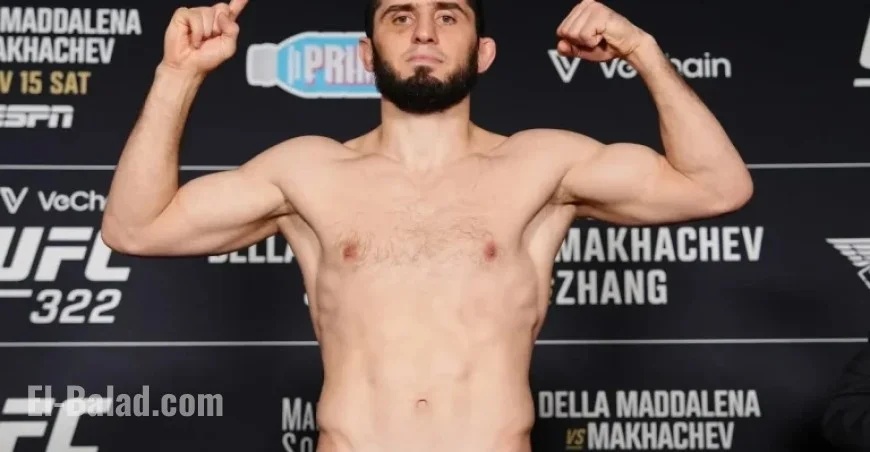 Fans React to Islam Makhachev’s Striking Welterweight Transformation at UFC 322 Weigh-In