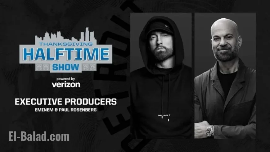 Eminem and Paul Rosenberg Executive Produce Verizon-Powered Lions Thanksgiving Show