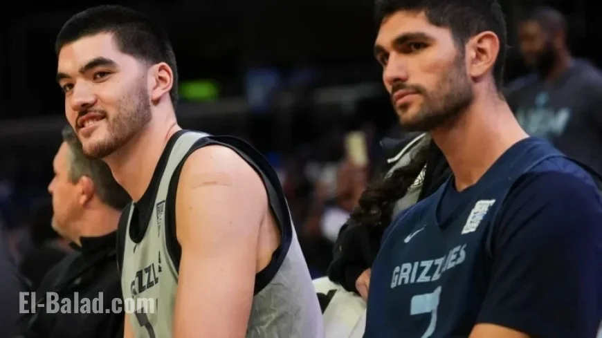 Memphis Grizzlies Announce Zach Edey, Cedric Coward Play Status vs Cavaliers