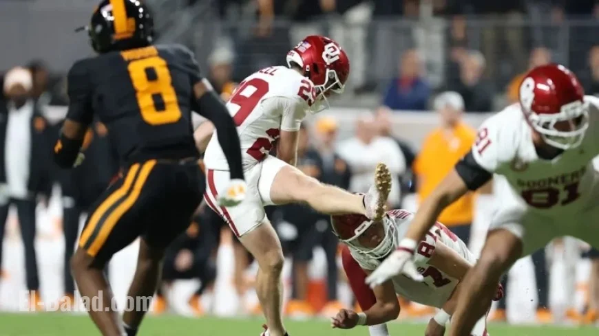 Tate Sandell Sets New Record in Alabama Game for Oklahoma