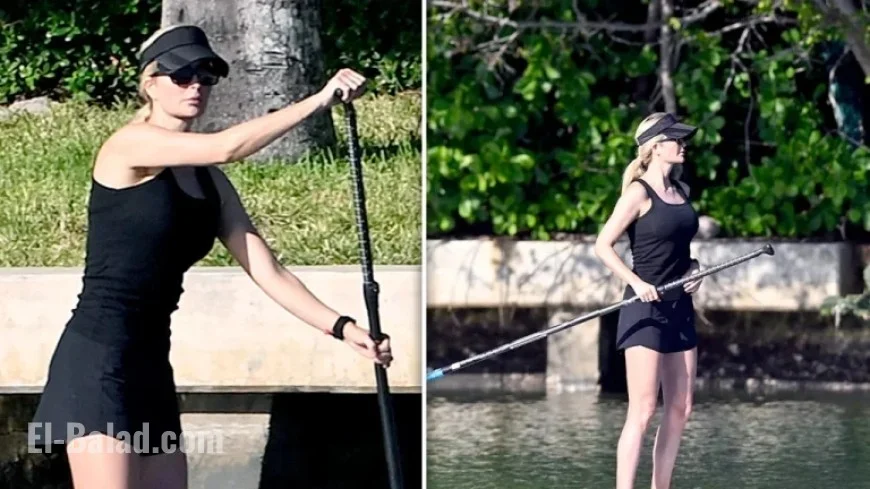 Ivanka Trump Flaunts Legs During Solo Paddleboarding Adventure