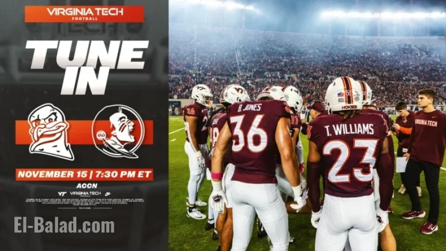 Virginia Tech Faces Off Against Florida State: How to Watch