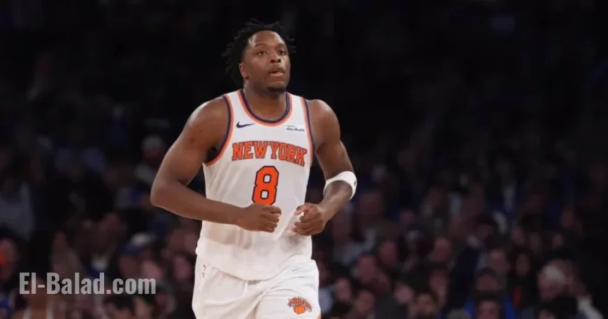 Knicks’ Anunoby Leaves First Quarter with Hamstring Injury