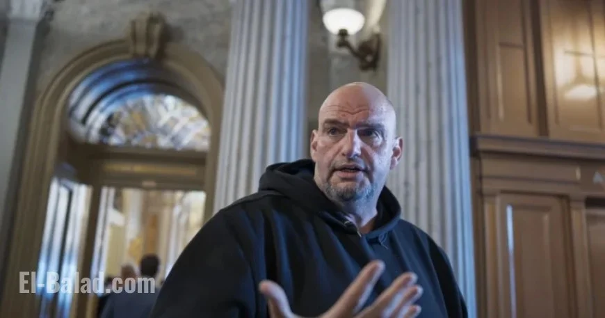 Fetterman Discharged from Hospital Following Heart Episode and Fall