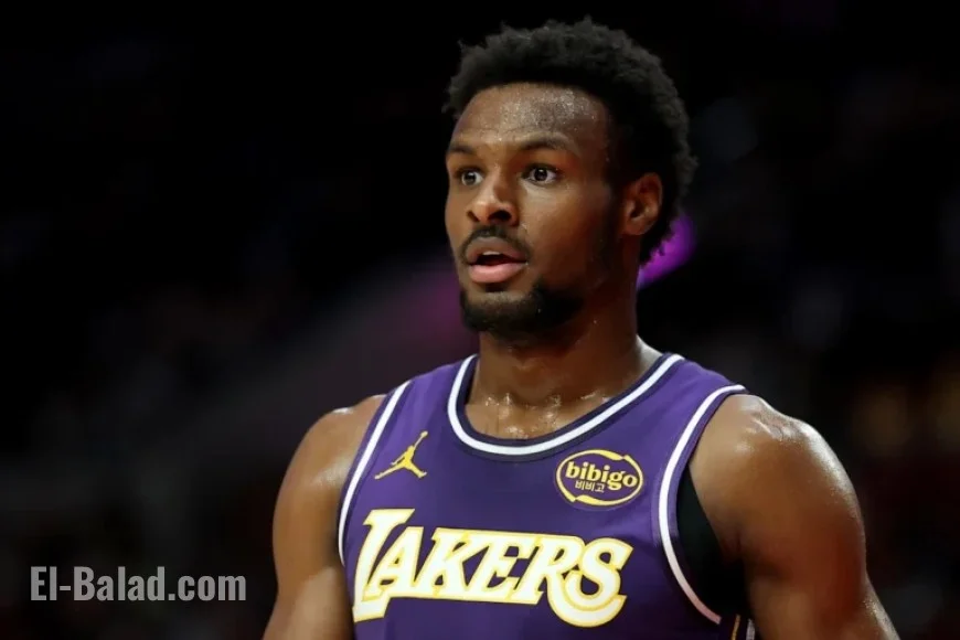 Bronny James Secures Second Career Start for Lakers Against Bucks