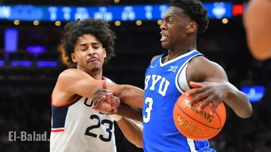 Dybantsa Scores 25 in BYU’s Narrow Loss to UConn in Boston