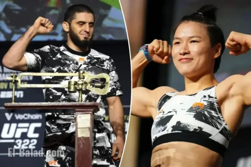 Islam Makhachev, Zhang Weili Target Historic Two-Division Titles at UFC 322