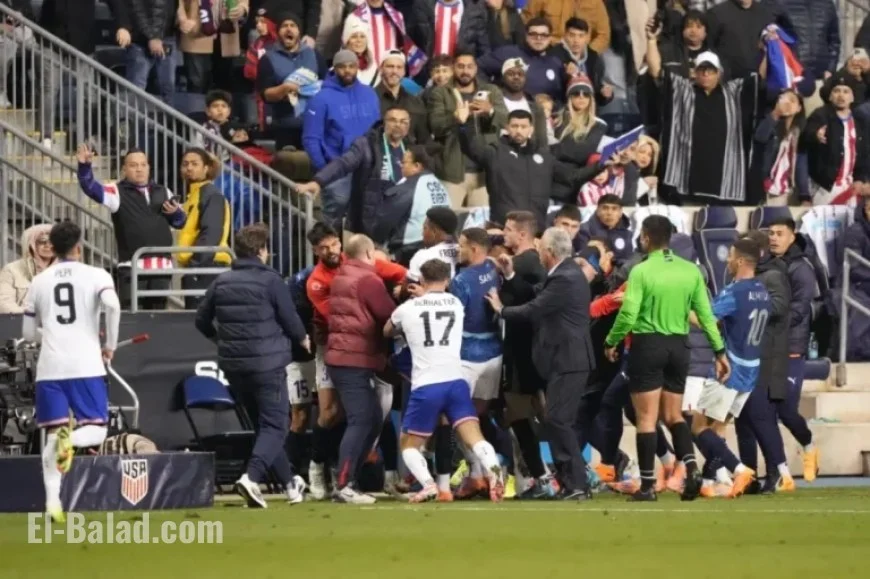 USMNT vs. Paraguay Erupts into Chaotic Brawl