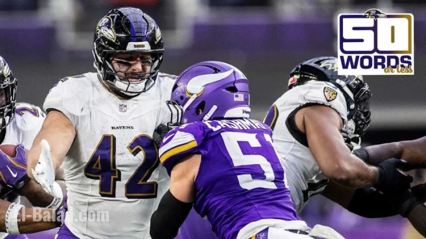 Ravens Aim for First in AFC North Showdown