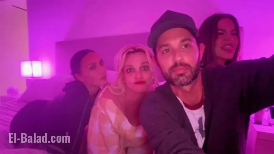 Britney Spears Enjoys Cozy Hidden Hills Sleepover with Kim and Khloé Kardashian