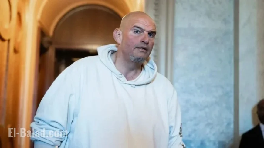 Senator John Fetterman Returns Home After Hospital Stay for Fall