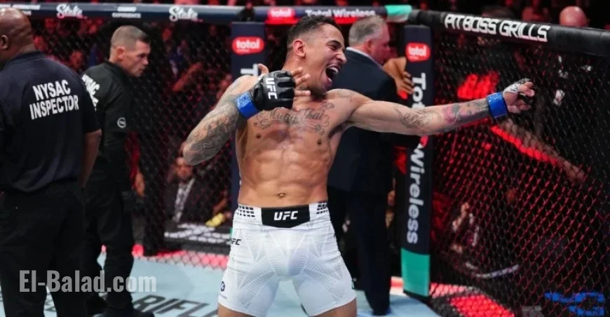 Prates Secures KOTY Nod with Knockout Win at UFC 322