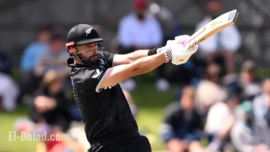 Mitchell’s Century Propels New Zealand to 269 on Challenging Pitch