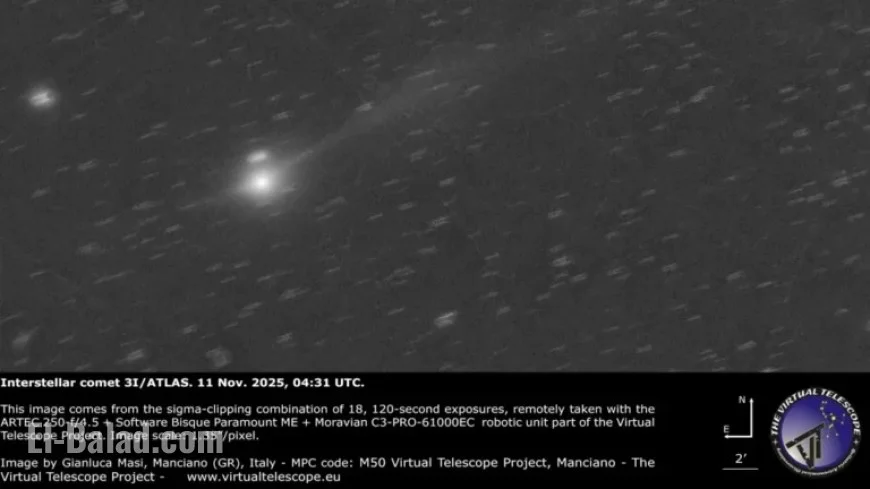 Watch Interstellar Comet 3I/ATLAS Live as It Races from the Sun Nov. 16