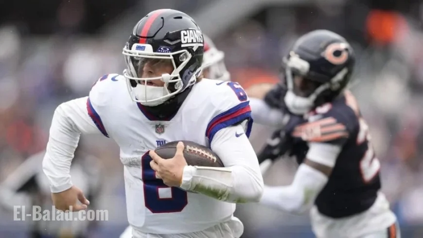 Giants Advise Jaxson Dart to Exercise Caution During Runs