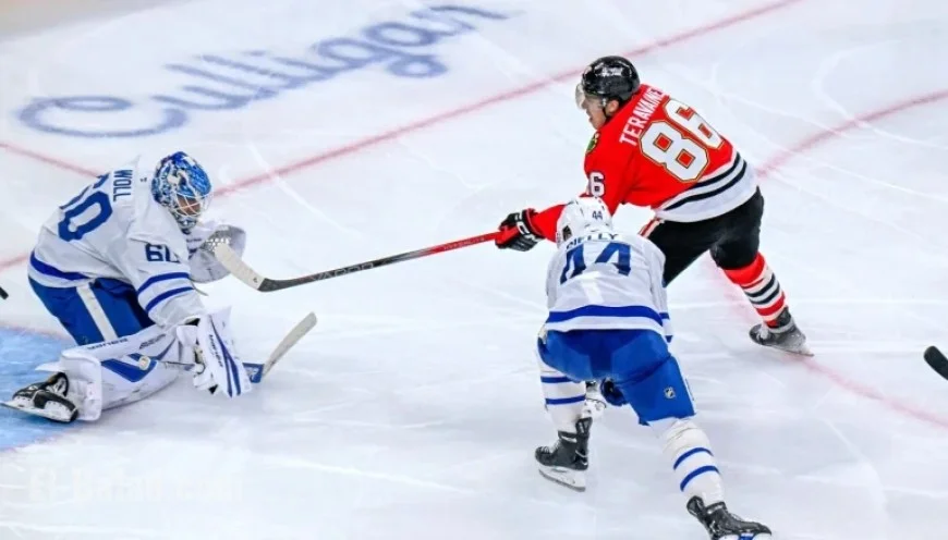 Blackhawks Triumph in Comeback Victory Against Maple Leafs