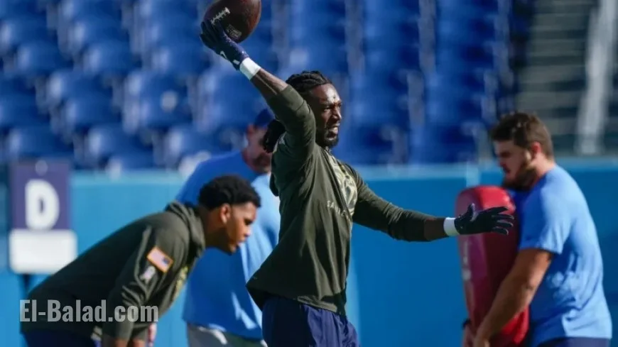 Titans’ Calvin Ridley Injured, Carted Off Field Against Texans