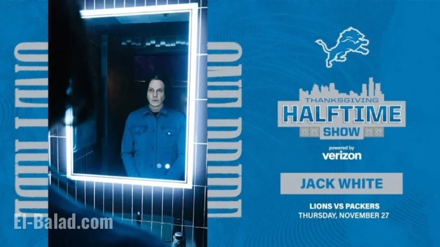 Jack White to Rock Detroit Lions Thanksgiving Halftime, Powered by Verizon