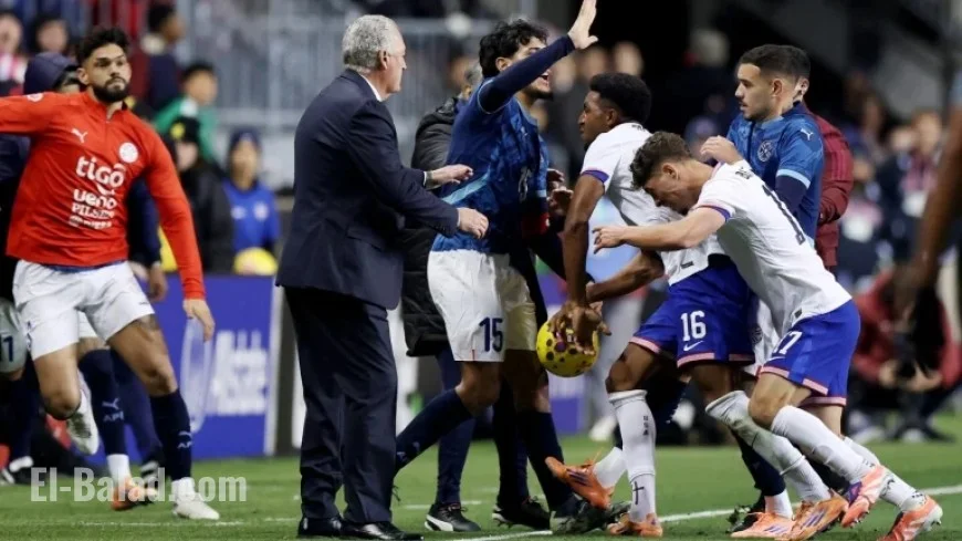 USMNT vs Paraguay: Omar Alderete Ejected for Punch in Tense Friendly Match