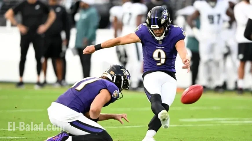 Justin Tucker Eligible to Join Team After 10-Game Suspension
