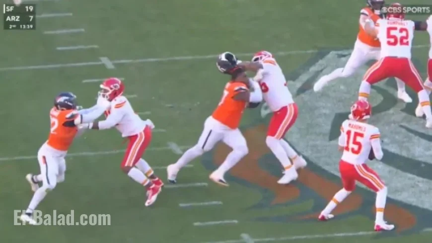 Tony Romo Humorously Describes Chiefs Lineman Removing Broncos Player’s Helmet