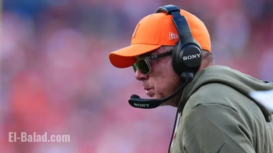 Broncos’ Coach Sean Payton Penalized After Collision with NFL Official