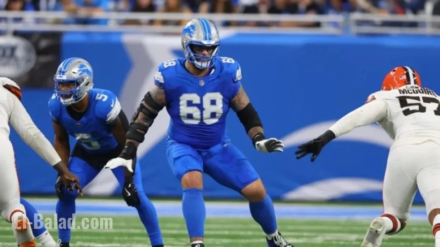 Taylor Decker and Penei Sewell Active for Lions vs. Eagles Game