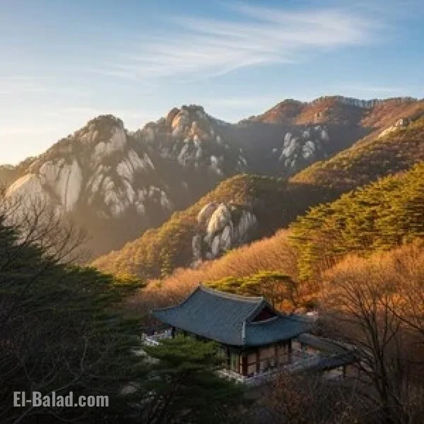 Clear and Cold Early Winter Weather Expected on Chiaksan Tomorrow