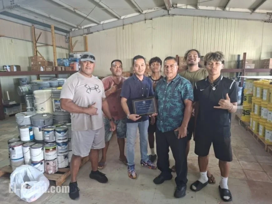 Full Circle Saipan Donates $30K in Paint for Precinct 3 Beautification