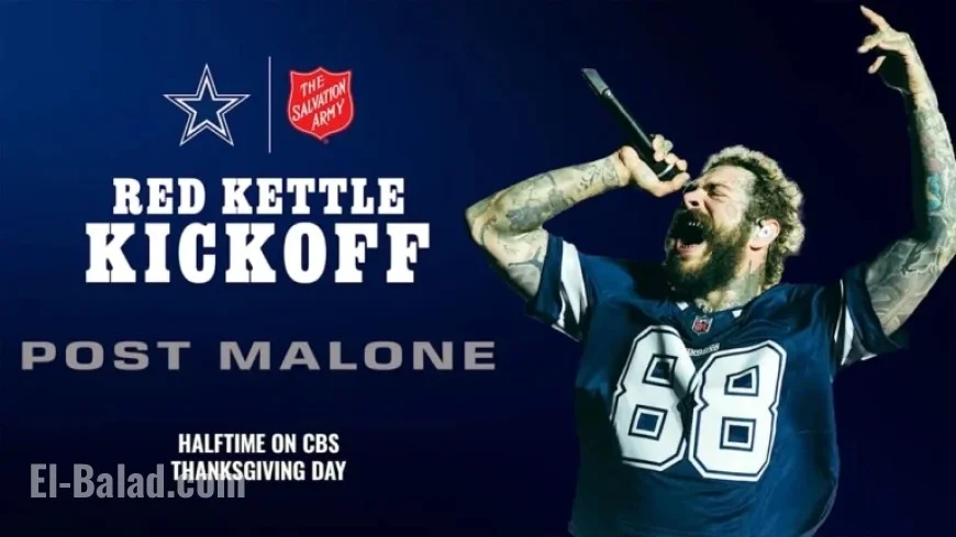 Post Malone Headlines Thanksgiving Halftime Show Performance