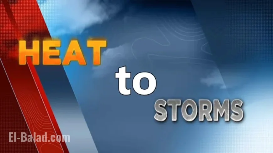 Possible Record-Breaking Temperatures to Precede Late-Week Storms
