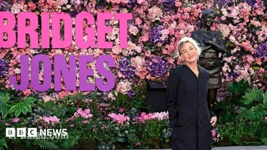 Zellweger Praises New Bridget Jones Statue: “Cuter Than Me”