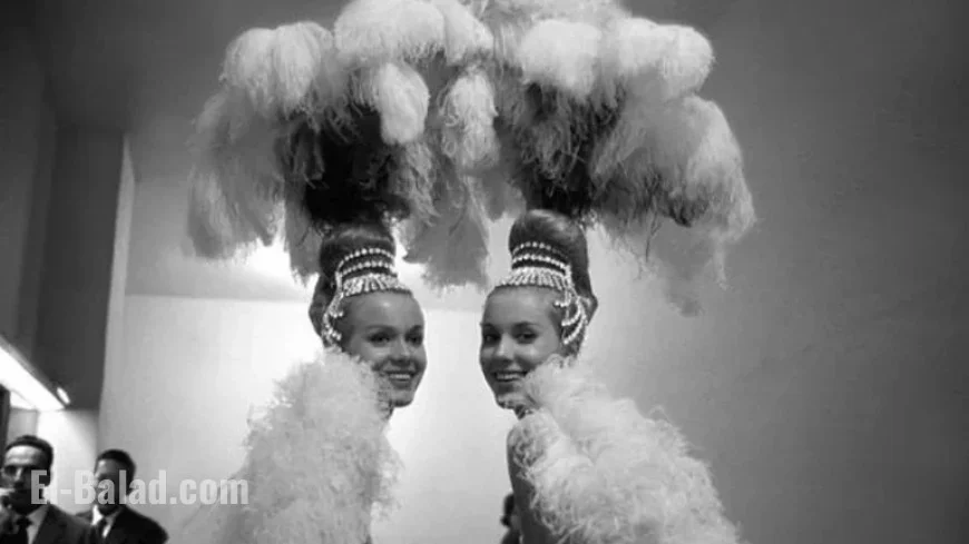 Kessler Twins Captivate Italy with Black-and-White TV Variety Show