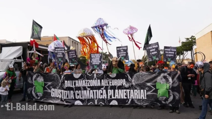 Thousands March for Ecological Transition Amid Climate Change Concerns